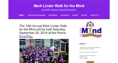 Desktop Screenshot of marklinderwalkforthemind.org